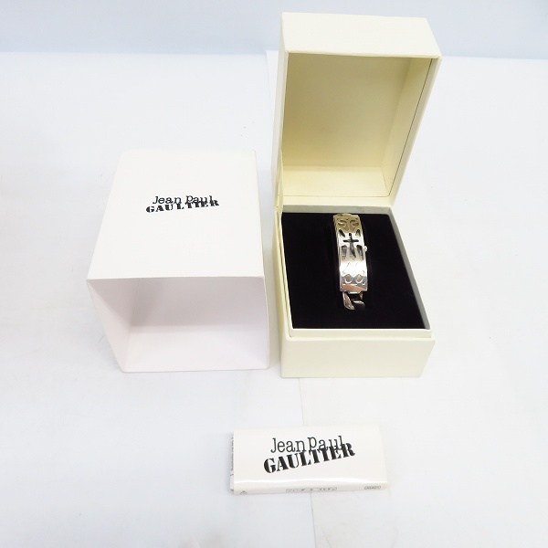 実際に弊社で買取させて頂いたJean Paul GAULTIER/ジャンポールゴルチエ SV925 カバー付き ウォッチブレスレット/腕時計 5431-A05257【動作未確認】の画像 7枚目
