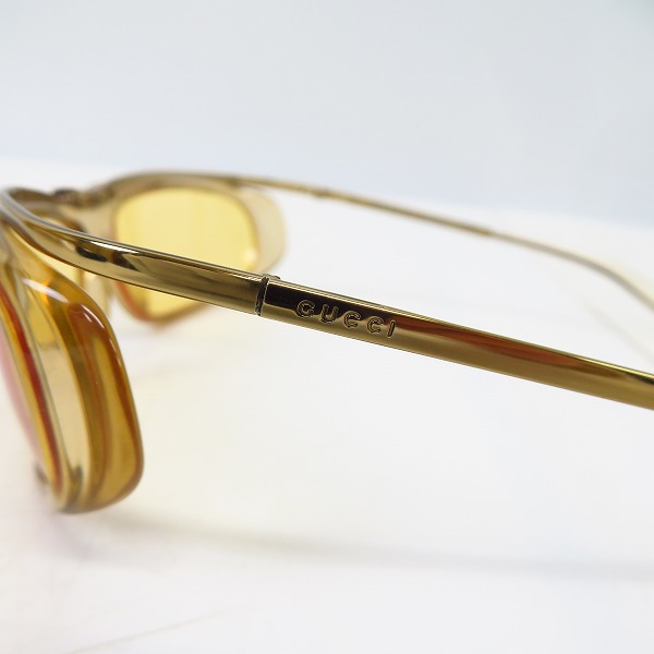 GUCCI/グッチ クリア×ゴールド サングラス GG1423/S 439の買取実績