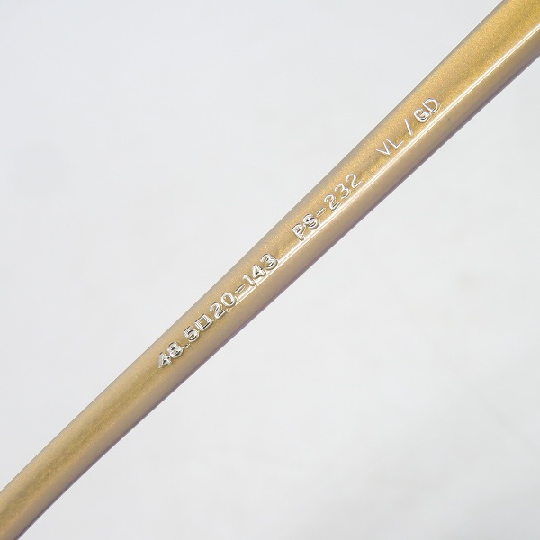 実際に弊社で買取させて頂いたPaul Smith/ポールスミス 眼鏡/メガネフレーム PS-232 VL/GDの画像 4枚目