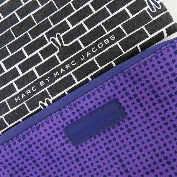 実際に弊社で買取させて頂いた【未使用】MARC BY MARC JACOBS/マークバイマークジェイコブス ミニクラッチ/ポーチ M6134043/M0001929 2点セットの画像 5枚目