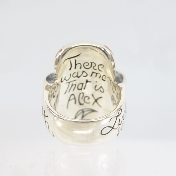 実際に弊社で買取させて頂いた【ギャラ付】CRAZY PIG DESIGNS/クレイジーピッグ Alex Clockwork orange アレックス リング #719/18-18.5号の画像 2枚目