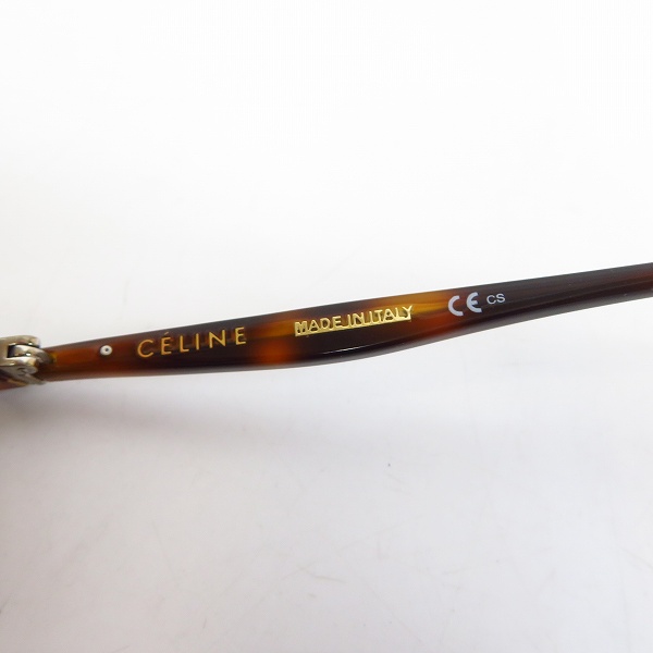 実際に弊社で買取させて頂いたCELINE/セリーヌ 度入り眼鏡/メガネフレーム/アイウェア CL41416/Fの画像 4枚目
