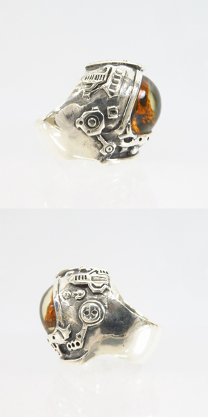 実際に弊社で買取させて頂いた【ギャラ付】CRAZY PIG DESIGNS/クレイジーピッグ MAJOR TOM RING/メジャートム リング #762/19号の画像 2枚目