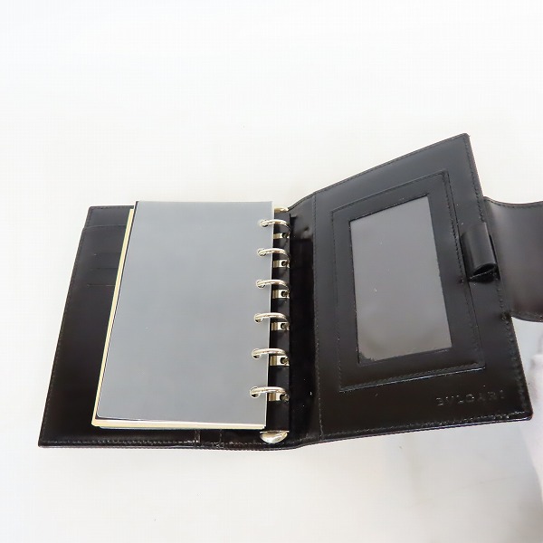 実際に弊社で買取させて頂いたBVLGARI/ブルガリ 手帳カバー システム手帳の画像 4枚目