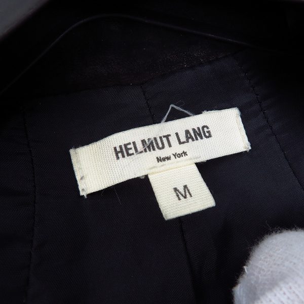 実際に弊社で買取させて頂いたHelmut Lang/ヘルムートラング シープスキン レザージャケット/Mの画像 2枚目