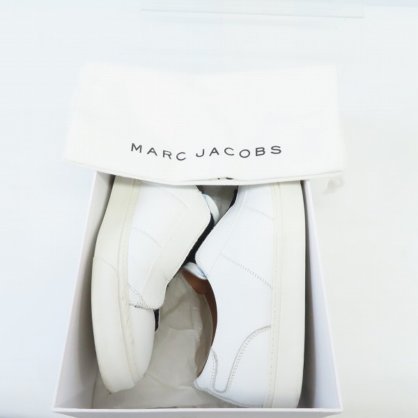 実際に弊社で買取させて頂いたMARC JACOBS/マークジェイコブス Round Toe ローカットスニーカー S87WS0204/43の画像 7枚目