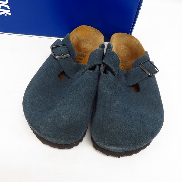実際に弊社で買取させて頂いたBIRKENSTOCK/ビルケンシュトック BOSTON BS スエード ネイビー 1008072 27.0cm