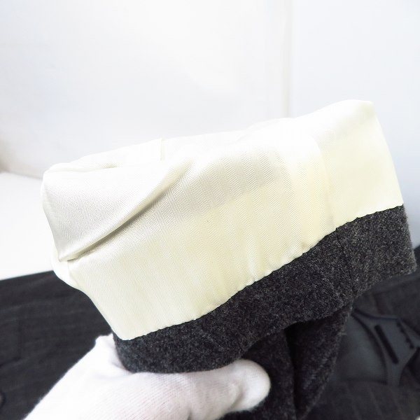 実際に弊社で買取させて頂いたBURBERRYS/バーバリーズ ラムウールダブルスーツ セットアップ/96-86-170 AB5の画像 3枚目