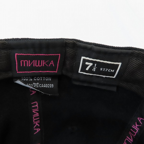 実際に弊社で買取させて頂いたMISHKA/ミシカ 目玉 ロゴ刺繍 キャップ/帽子の画像 4枚目