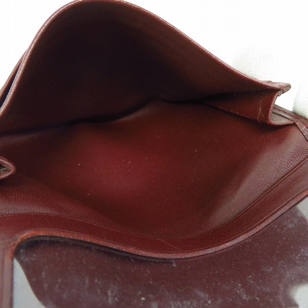 実際に弊社で買取させて頂いたCartier/カルティエ マストライン レザーカードケース/パスケースの画像 8枚目