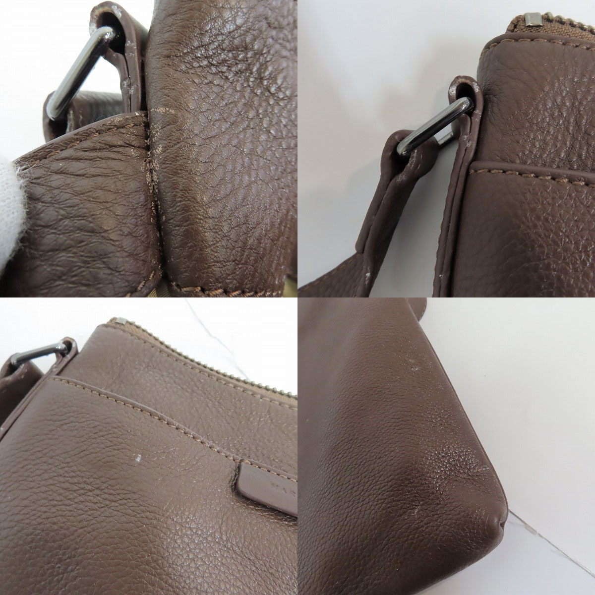 実際に弊社で買取させて頂いたMARC BY MARC JACOBS/マークバイマークジェイコブス レザー ショルダーバッグ M0003177の画像 7枚目