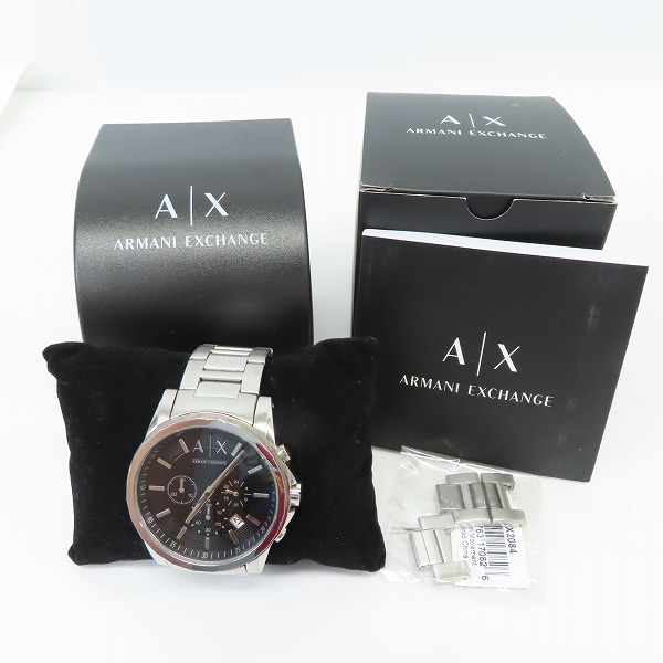 実際に弊社で買取させて頂いたARMANI EXCHANGE/アルマーニ エクスチェンジ クロノグラフ 腕時計 AX2084の画像 4枚目