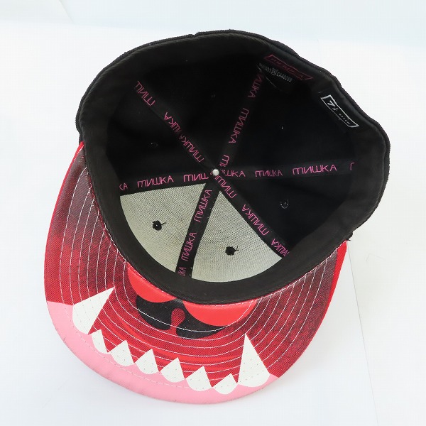 実際に弊社で買取させて頂いたMISHKA/ミシカ 目玉 ロゴ刺繍 キャップ/帽子の画像 3枚目