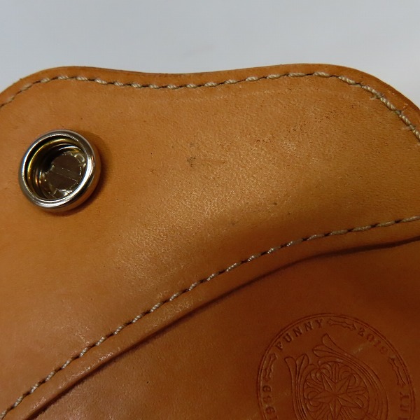 実際に弊社で買取させて頂いたFUNNY/ファニー バスケットスタンプ コインケース/小銭入れの画像 6枚目