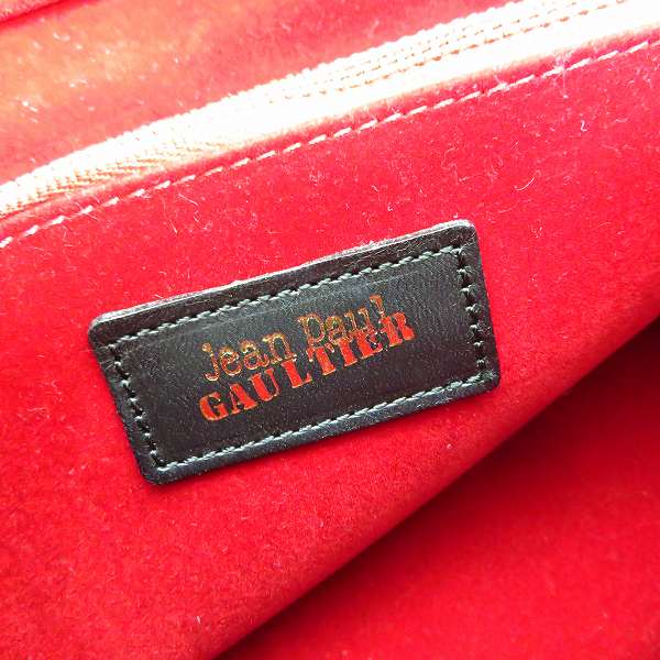 実際に弊社で買取させて頂いたJean Paul GAULTIER/ジャンポールゴルチエ ロゴ型押し ハンドバッグの画像 4枚目