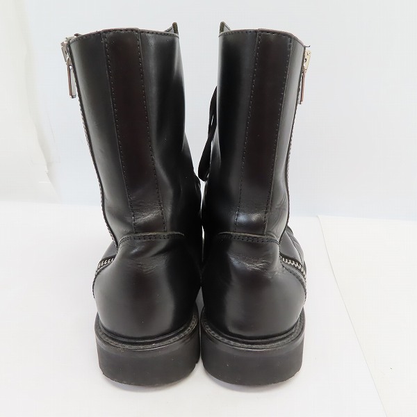 実際に弊社で買取させて頂いたDIESEL BLACK GOLD/ディーゼル ブラック ゴールド サイドジップ レースアップ レザーブーツ/40の画像 1枚目