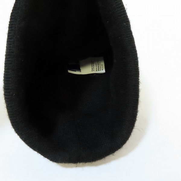 実際に弊社で買取させて頂いたDESCENDANT/ディセンダント ニット帽/ビーニー ブラック 刺繍 デザインの画像 3枚目