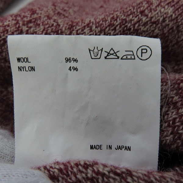 実際に弊社で買取させて頂いたkolor/カラー メランジニット 1B テーラードジャケット 9WCM-T01201 1の画像 4枚目