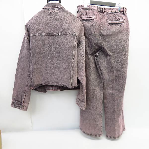 実際に弊社で買取させて頂いたHARE/ハレ デニム セットアップ ジャケット/パンツ/Mの画像 1枚目