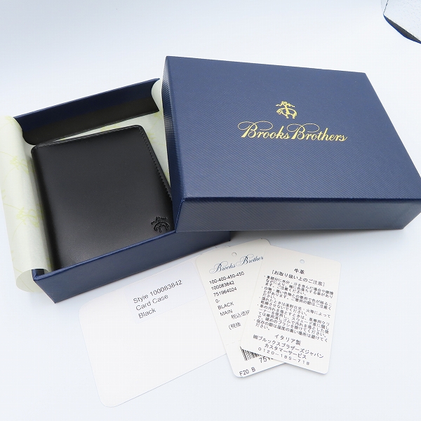 実際に弊社で買取させて頂いたBrooks Brothers/ブルックスブラザーズ カーフレザー カードケースの画像 8枚目