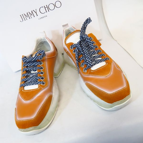 実際に弊社で買取させて頂いたJIMMY CHOO/ジミーチュウ 20SS DIAMOND/ダイヤモンドスニーカー 42