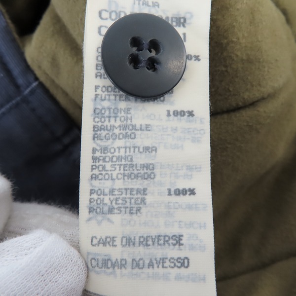 実際に弊社で買取させて頂いたARMANI JEANS/アルマーニジーンズ ダブル ダックベスト 48の画像 5枚目