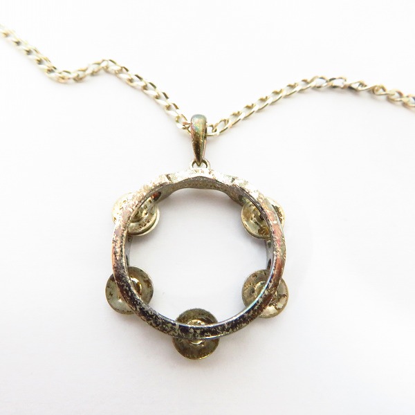 実際に弊社で買取させて頂いたLAD MUSICIAN/ラッドミュージシャン TAMBOURINE NECKLACE タンバリンネックレスの画像 1枚目