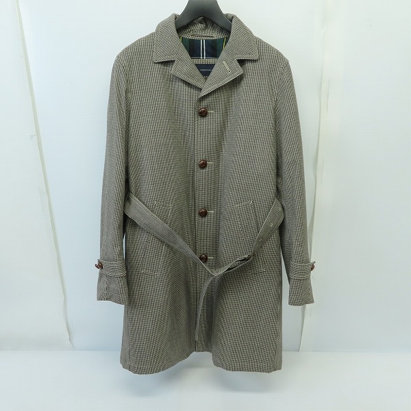 実際に弊社で買取させて頂いたTOMORROWLAND/トゥモローランド 千鳥格子 チェスターコート/1