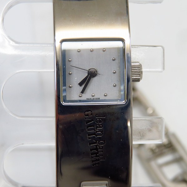 実際に弊社で買取させて頂いたJean Paul GAULTIER/ジャンポールゴルチエ カバー付き ウォッチブレスレット/腕時計 5431-A05249【動作未確認】