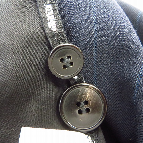 実際に弊社で買取させて頂いたDRIES VAN NOTEN/ドリス ヴァン ノッテン テーラード ジャケット ストライプ柄 48の画像 5枚目