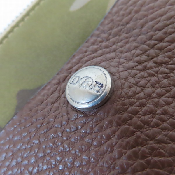 実際に弊社で買取させて頂いたDaniel&Bob/ダニエル＆ボブ レザー×ナイロン クラッチバッグ の画像 5枚目