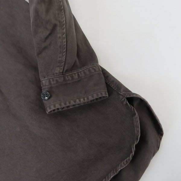 実際に弊社で買取させて頂いたDESCENDANT/ディセンダント ハーフボタン フーディ 長袖シャツ/2の画像 7枚目