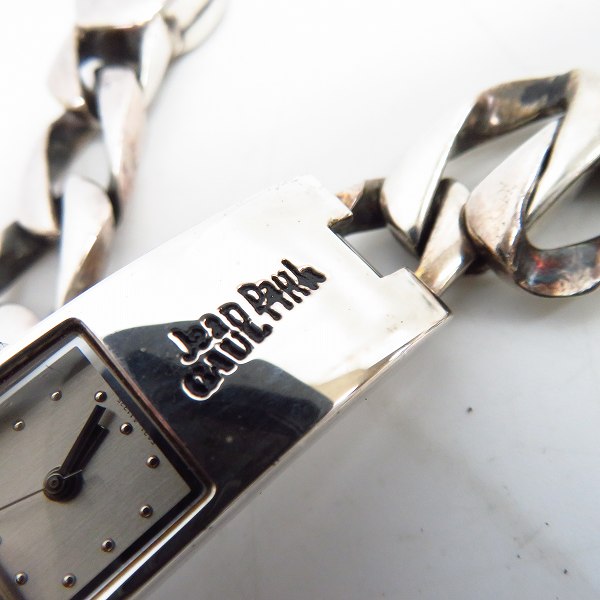 実際に弊社で買取させて頂いたJean Paul GAULTIER/ジャンポールゴルチエ SV925 カバー付き ウォッチブレスレット/腕時計 5431-A05257【動作未確認】の画像 5枚目