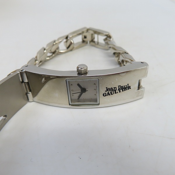 実際に弊社で買取させて頂いたJean Paul GAULTIER/ジャンポールゴルチエ  カバー付き ウォッチブレスレット/腕時計 5431-A05249【動作未確認】の画像 1枚目