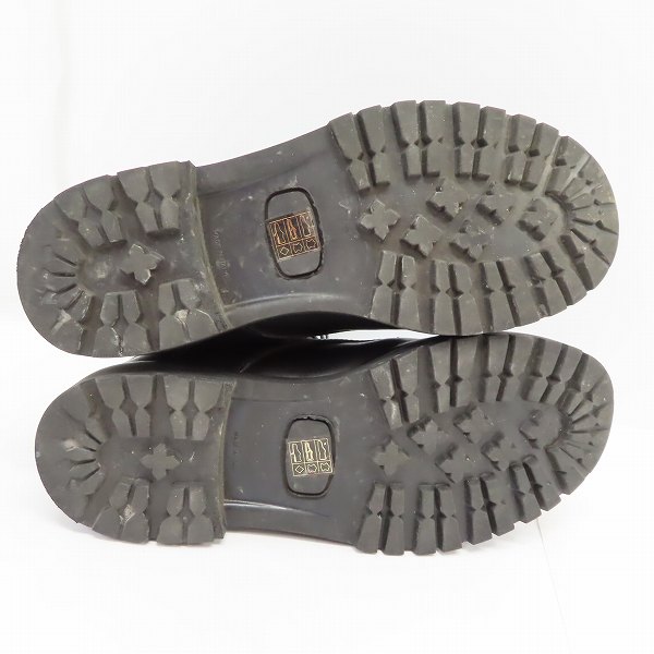 実際に弊社で買取させて頂いたDIESEL BLACK GOLD/ディーゼル ブラック ゴールド サイドジップ レースアップ レザーブーツ/40の画像 2枚目