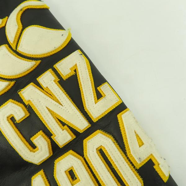 実際に弊社で買取させて頂いたCANTERBURY/カンタベリー 袖革 スタジアムジャンパー/Sの画像 9枚目