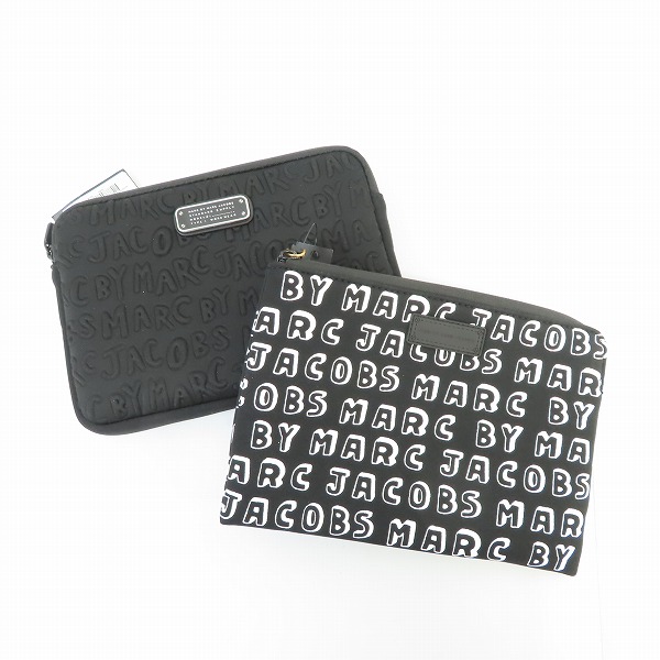 実際に弊社で買取させて頂いた【未使用】MARC BY MARC JACOBS/マークバイマークジェイコブス ミニクラッチ/ポーチ M0002302/M0003463 2点セット