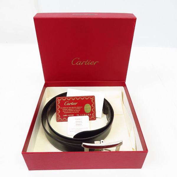実際に弊社で買取させて頂いた【ギャラ付き】Cartier/カルティエ タンク アメリカン リバーシブル ベルト L5000335の画像 8枚目