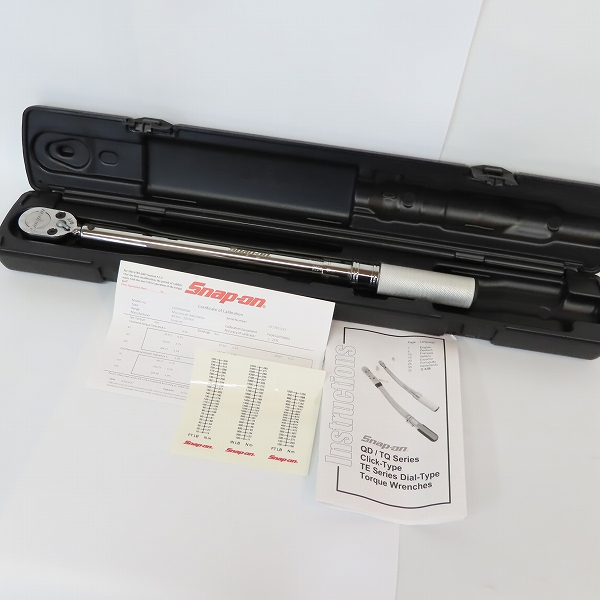 実際に弊社で買取させて頂いたSnap-on/スナップオン 1/2"Newton Meter Torque Wrench／トルクレンチ QD3RN200Aの画像 9枚目