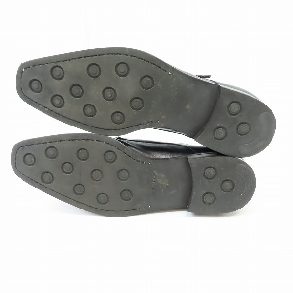 実際に弊社で買取させて頂いたBACCHUS/バッカス ダブルモンクストラップ/ストレートチップ レザーシューズ/41.5の画像 2枚目