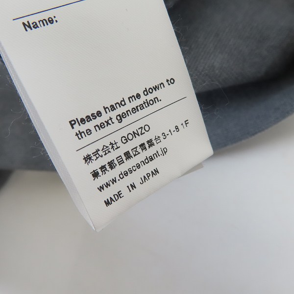 実際に弊社で買取させて頂いたDESCENDANT/ディセンダント ハーフボタン トレーナー/2の画像 4枚目