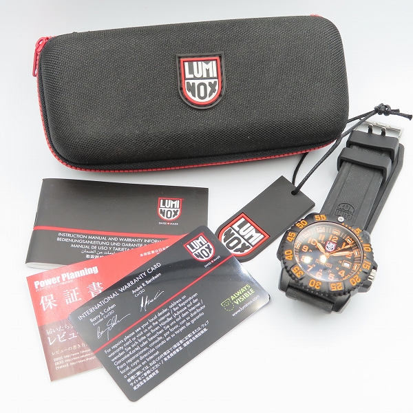 実際に弊社で買取させて頂いたLUMINOX/ルミノックス NAVY SEAL COLORMARK 3050 SERIES Ref.3059【動作未確認】の画像 7枚目