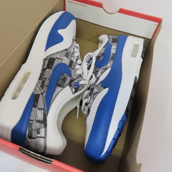 実際に弊社で買取させて頂いたNIKE×atmos/ナイキ×アトモス AIR MAX 1 PRNT/ エアマックス1 プリント 'WE LOVE NIKE' AQ0927-100/28.5の画像 8枚目