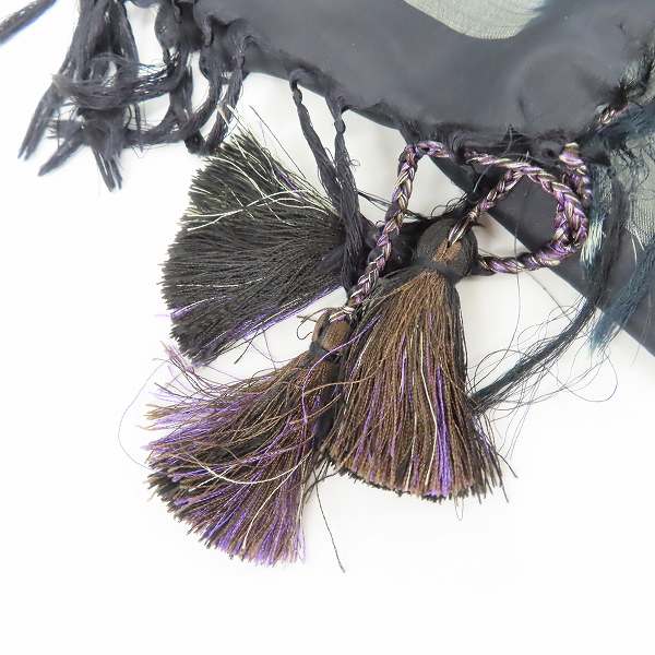 実際に弊社で買取させて頂いたDRIES VAN NOTEN/ドリスヴァンノッテン シルク 大判 アフガンストールの画像 3枚目