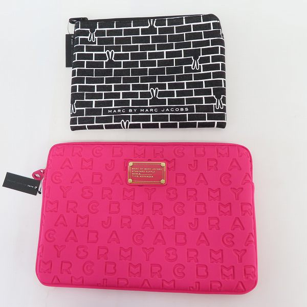実際に弊社で買取させて頂いた【未使用】MARC BY MARC JACOBS/マークバイマークジェイコブス クラッチバッグ/タブレットケース M0001929/M6131024 2点セット
