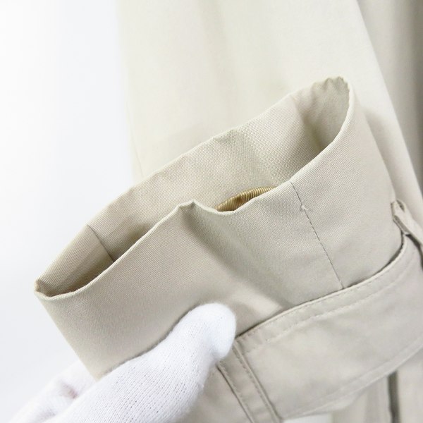 実際に弊社で買取させて頂いたBURBERRY/バーバリー 裏地チェック柄 トレンチコート size：US6の画像 3枚目
