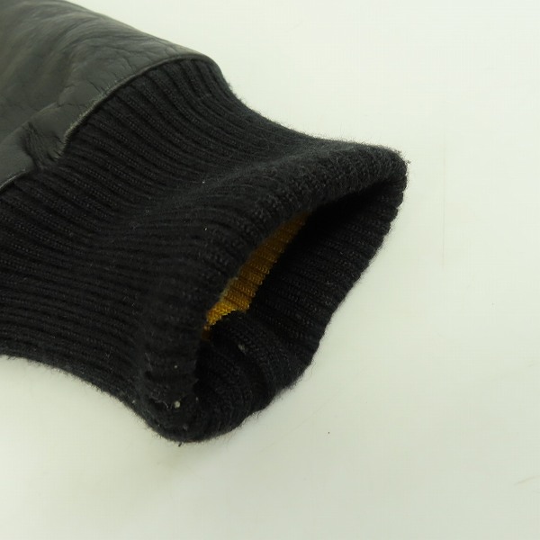 実際に弊社で買取させて頂いたCANTERBURY/カンタベリー 袖革 スタジアムジャンパー/Sの画像 8枚目