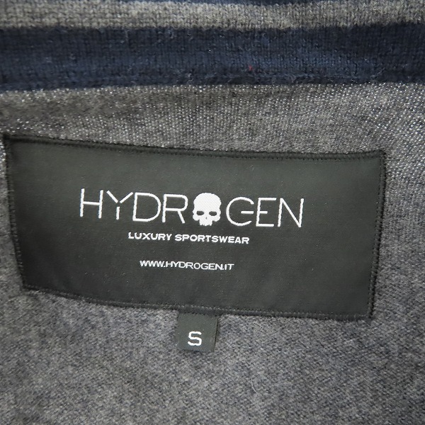 実際に弊社で買取させて頂いたHYDROGEN/ハイドロゲン カーディガン カモフラ スカルワッペン Sの画像 2枚目