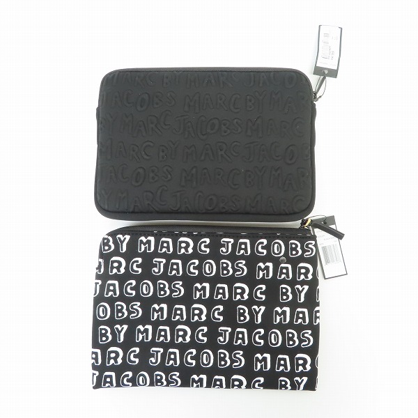 実際に弊社で買取させて頂いた【未使用】MARC BY MARC JACOBS/マークバイマークジェイコブス ミニクラッチ/ポーチ M0002302/M0003463 2点セットの画像 1枚目