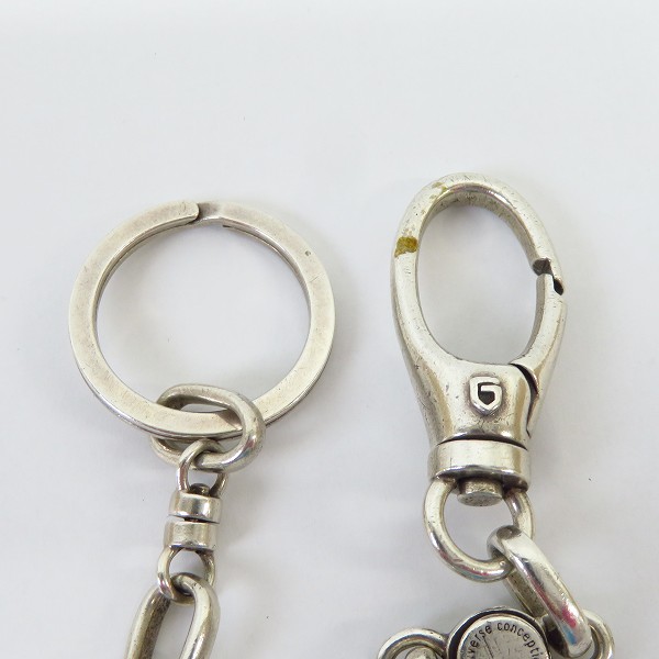 実際に弊社で買取させて頂いたGARNI/ガルニ 1クリップ ウォレットチェーン キーリング付 SV925の画像 2枚目